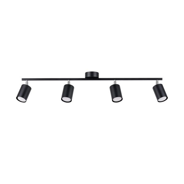 CEILING LAMP LEMMI 4L BLACK GU10 4X10W IP20 image 1