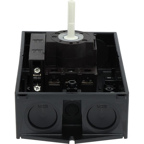 P1-32/I2-SI/HI11-SW Safety switch, P1, 32 A, 3 pole, 1 N/O, 1 N/C, STOP function, With black rotary handle and locking ring, Lockable in position 0 with cover interlock, image 39