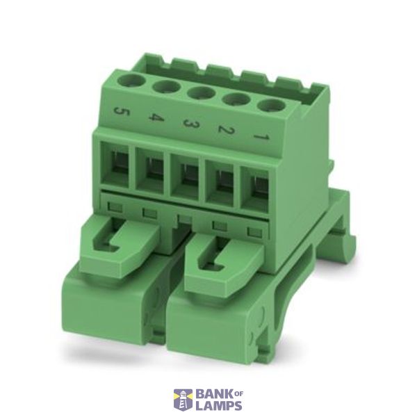 UMSTBVK 2,5/ 5-G-5,08BDQSO:5-1 - DIN rail connector image 1