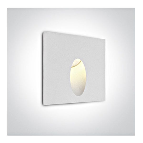 Zoe-Q LED 3W 3000K, IP54, white image 1