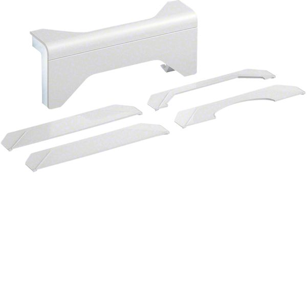 Branch on floor ducts hfr to skirting board duct SL 20x55mm pure white image 1