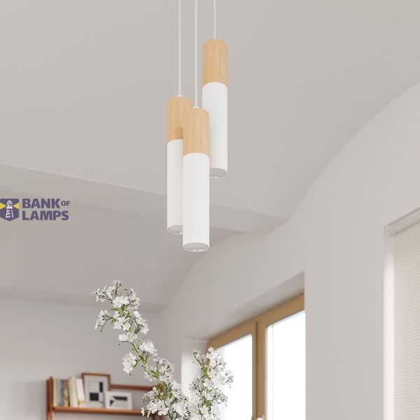 HANGING LAMP PABLO 3L WHITE GU10 3X40W IP20 image 9