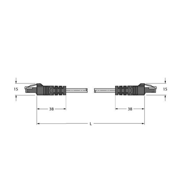 Industrial Ethernet Cable Extension Cable   RJ45S RJ45S 841-10M image 1