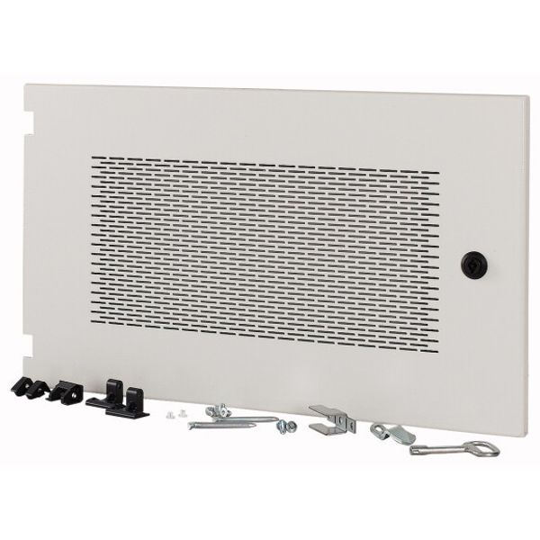 XTSZDSQV3-H350W600 Section wide door, ventilated, HxW=350x600mm, IP31, grey image 1