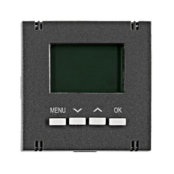 Digital thermostat - top part, heating/cooling, anthracite image 1