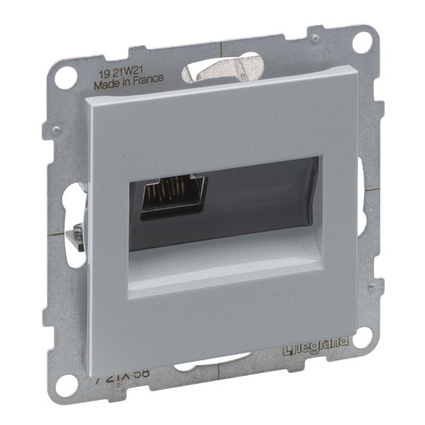 RJ45 SOCKET CAT6A STP ALUMINIUM image 1