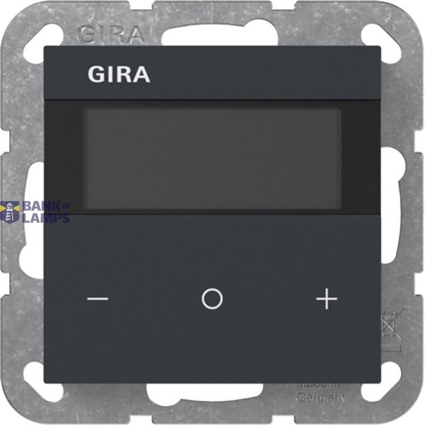 room climate sens. Standard KNX System 55 anthracite image 1
