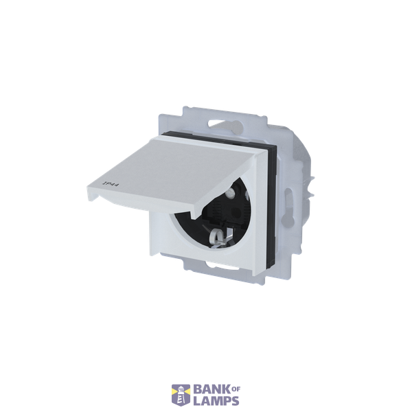 Socket with earthing contacts IP44 image 3