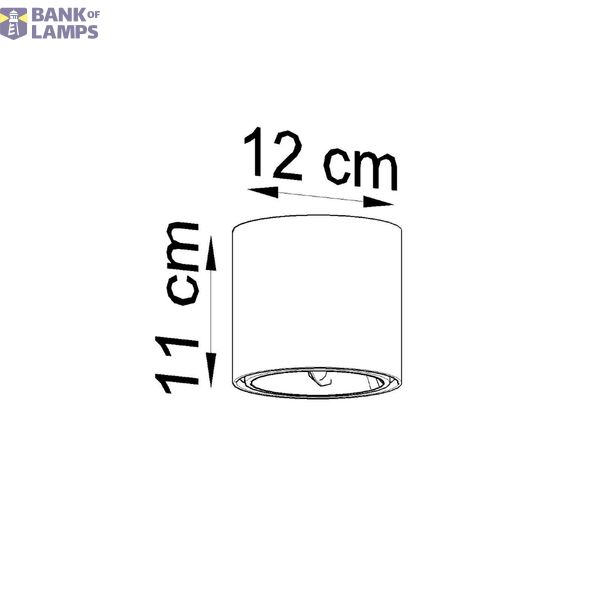 SPOT TIUBE BLACK GU10 1X40W IP20 image 2