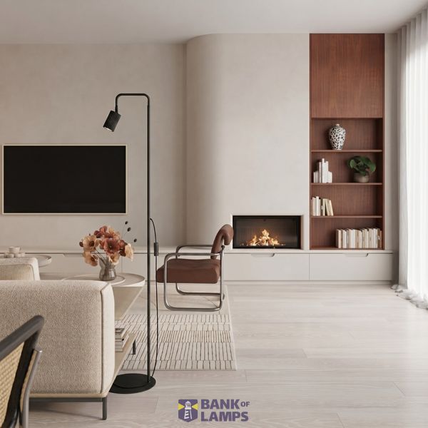 Floor lamp KARBON 1 black image 9