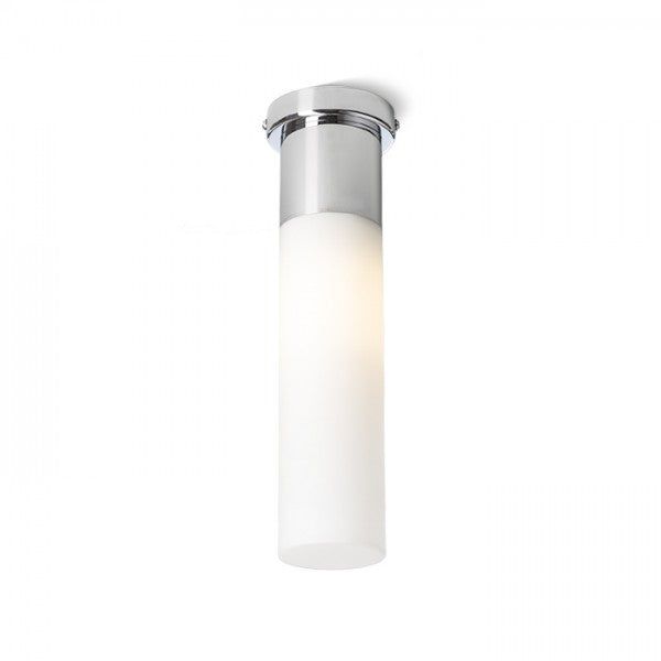 EIGHT ceiling opal-colored glass/chrome 230V LED E27 11W IP44 image 1