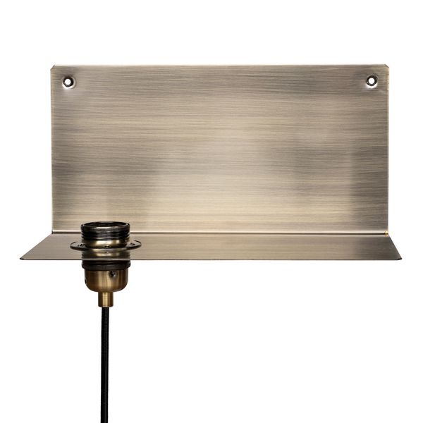 Wall Ledge Metal E27 Bronze Antique image 1