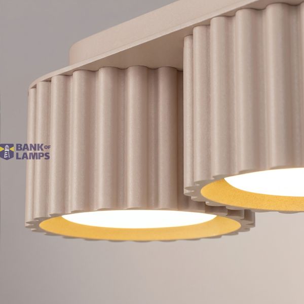 Ceiling lamp AURA 3 taupe Gx53 image 6