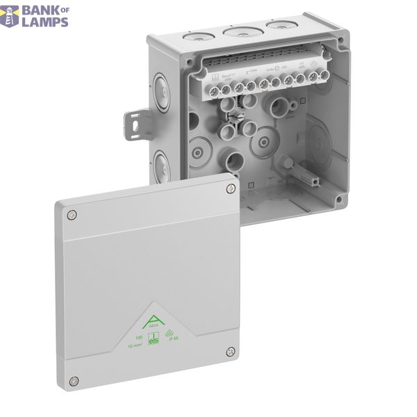 Junction box, Type of protection IP66, max. 10², Impact strength IK07, Protection class II, Ui 690V AC, Ui 690V DC, DLG, VDE, Halogen free image 1