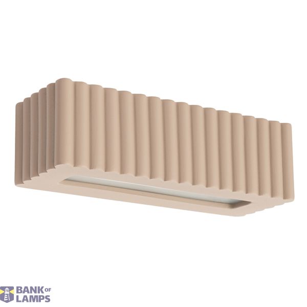 Wall lamp ceramic RIGATA taupe image 7