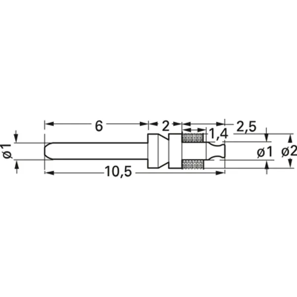 Pin for PCBs, 42.0002 image 1