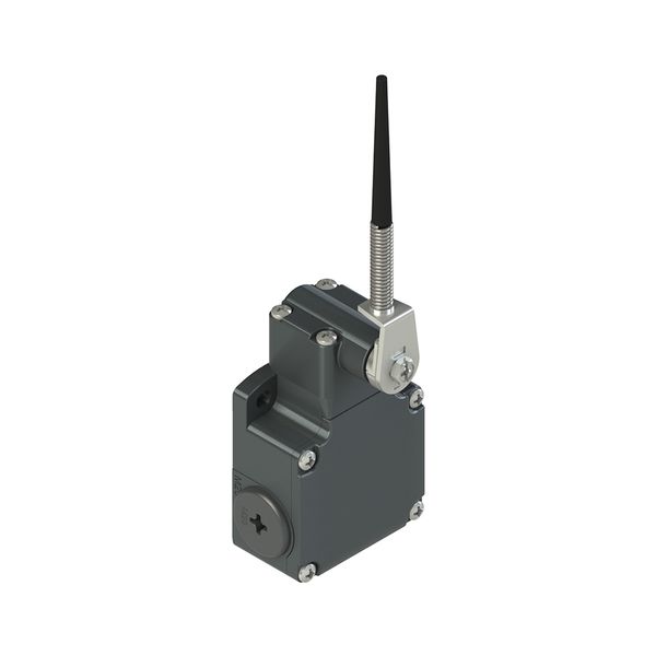 Position switch, coiled spring lever with plastic point image 1