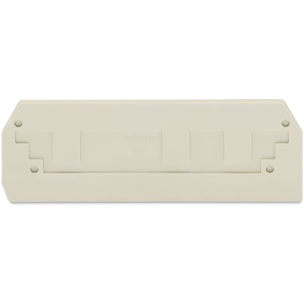 End and intermediate plate 2.5 mm thick light gray image 2