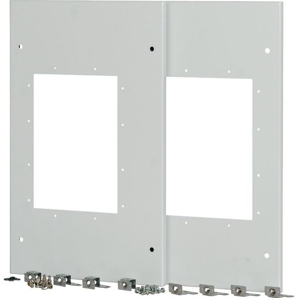 XMIX16W0802C Front cover, 2x IZMX16, withdrawable unit, W=800mm image 5