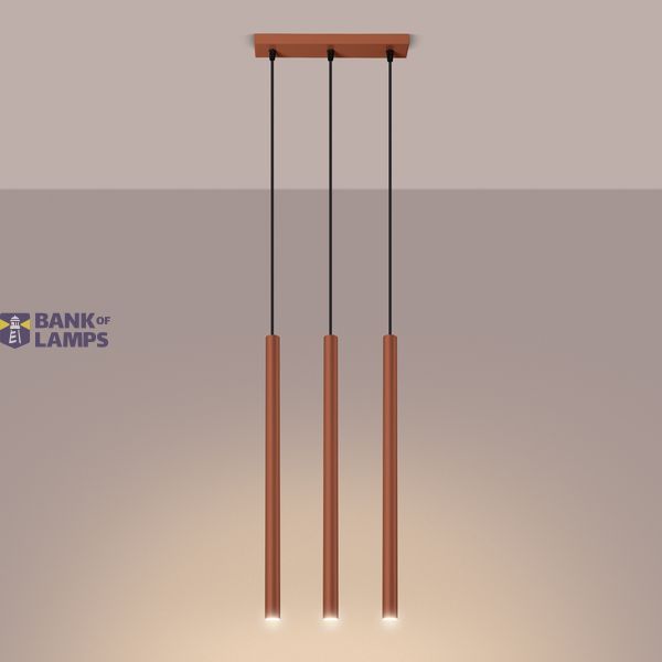 PASTELO 3 HANGING LAMP RED OCHRE 3XG9 image 7