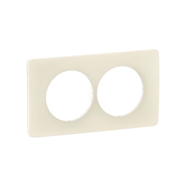 PLATE 2G 57MM ALMOND WHITE image 1