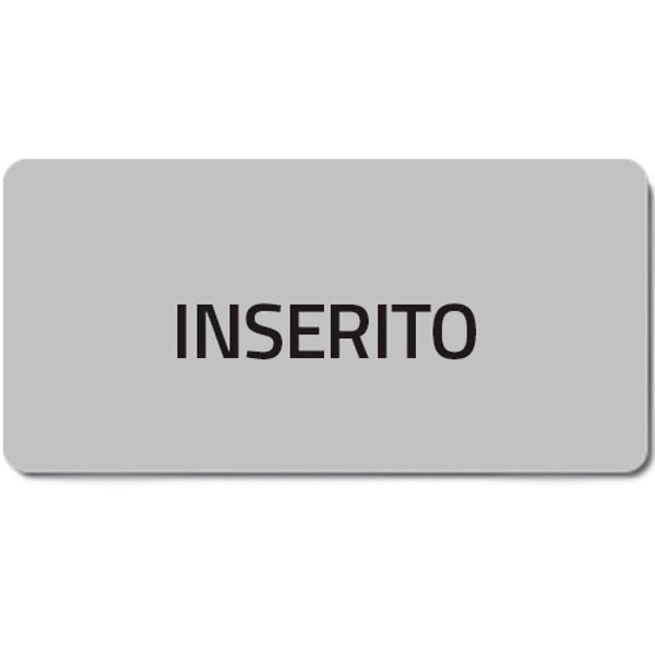 Adhesive label "INSERITO" image 1
