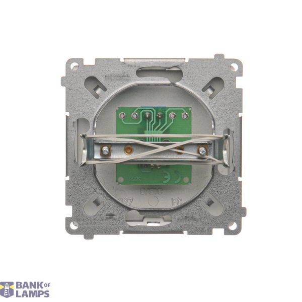 Touch panel 3 modules, Modul 1: 1 touch field, Module 2: 2 horizontal touch fields, Module 3: 1 touch field, Fixing: horizontal, Silver mist image 1