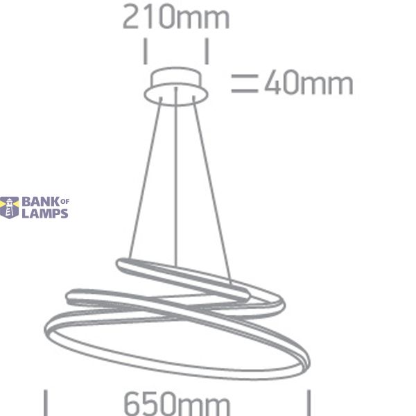 WHITE LED 45W WW IP20 230V image 4