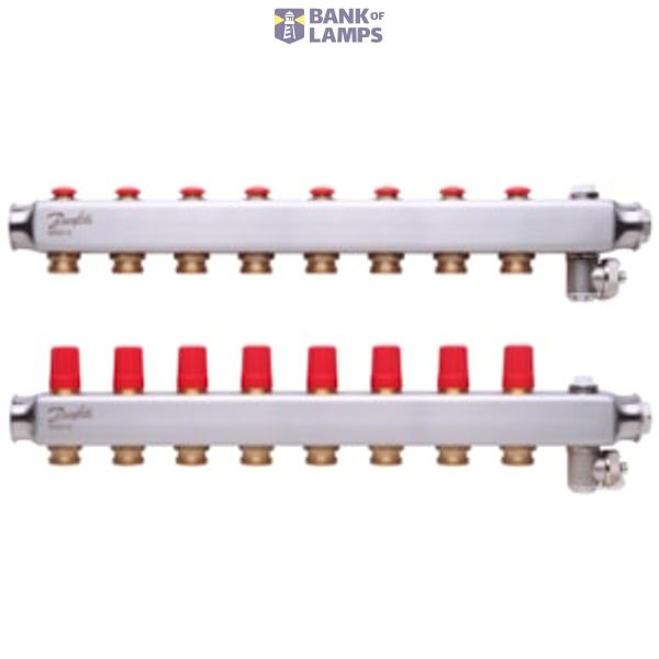 Manifold SSM, STAINLESS STEEL, Number of heating manifold connections [loops] [Max]: 8, 10 bar image 1