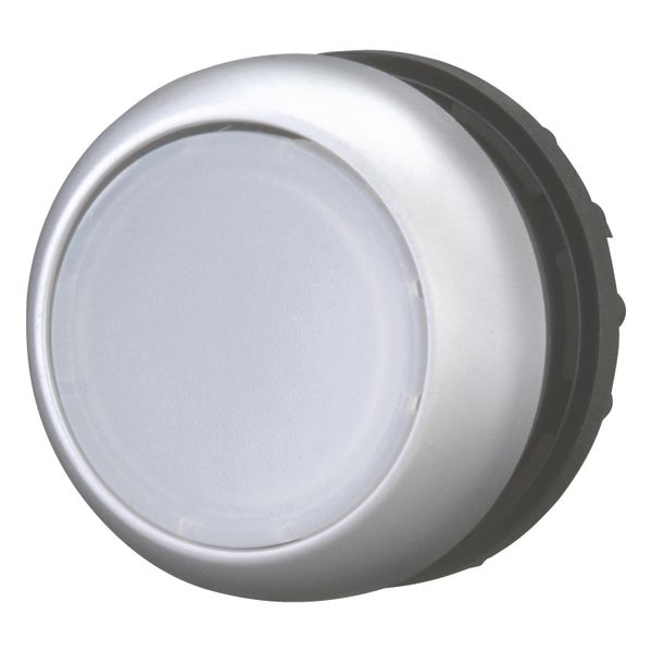 M22-DRL-W Illuminated pushbutton actuator, RMQ-Titan, Flush, maintained, White, Blank, Bezel: titanium image 2