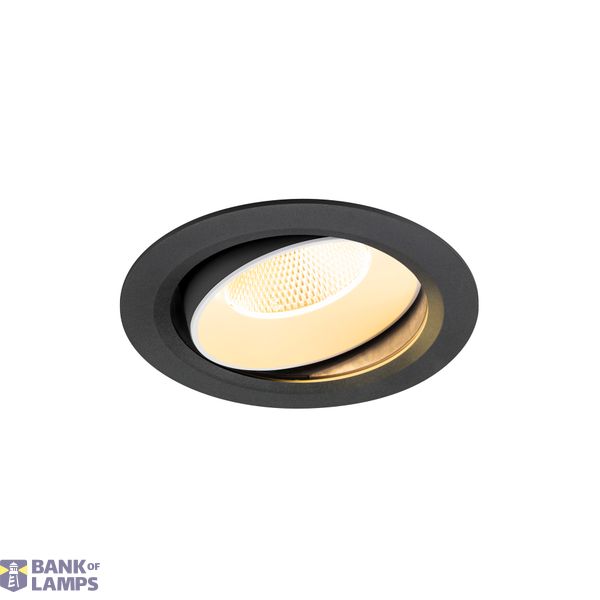 NUMINOS© MOVE XL, recessed CL 3000K, 20ø, IP20 round bl/wh image 1