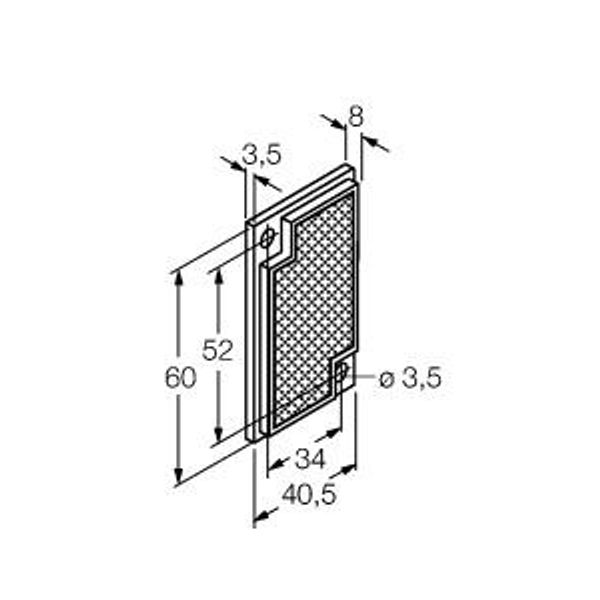 Accessories Reflector   BRT-60X40C image 1
