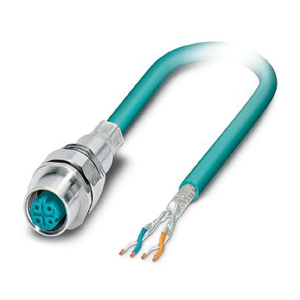 SACCEC-M12FSD-4CON-M16/1,0-931 - Device connector front mounting image 2