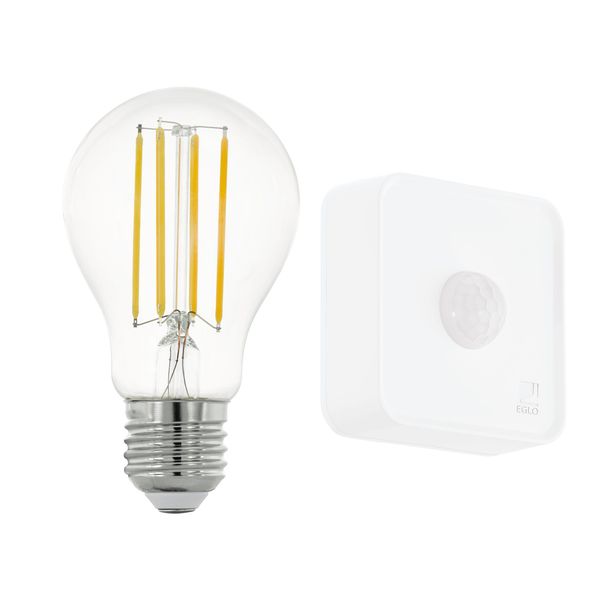 LM-ZIG-E27-A60 6W 4000K Dimmbar Set mit Sensor image 2