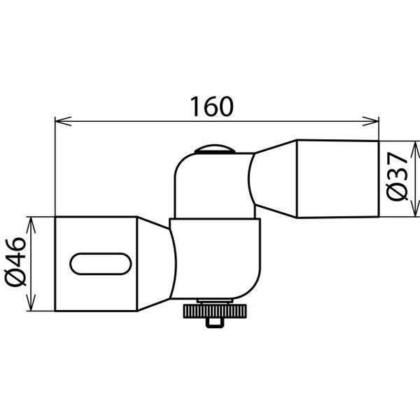 Intake tube adjustable angle D=40mm for NS dry cleaning set -1000V image 2