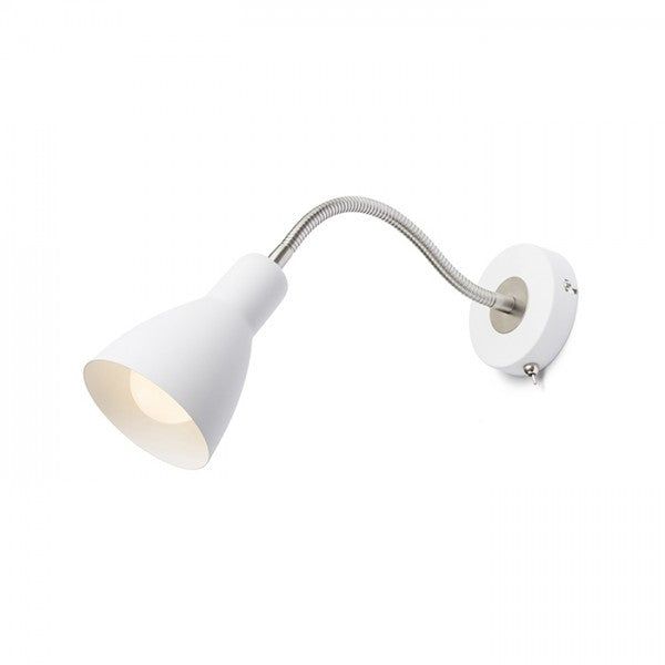 KAYA wall white matt nickel 230V LED E27 15W image 1