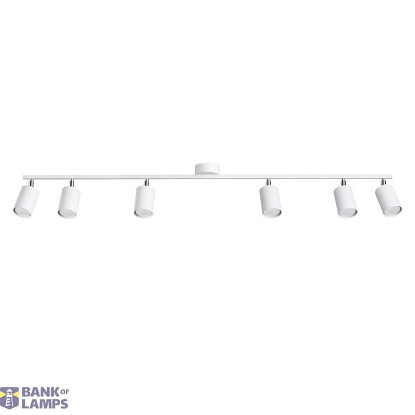 CEILING LAMP LEMMI 6L WHITE GU10 6X10W IP20 image 2
