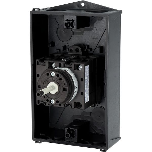 T3-3-15680/I2/SVB Main switch, T3, 32 A, surface mounting, 3 contact unit(s), 3 pole + N, 1 N/O, 1 N/C, Emergency switching off function, With red rotary handle and yel image 8