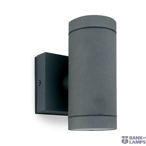 ANTHRACITE WALL 2xGU10 10W IP54 image 1