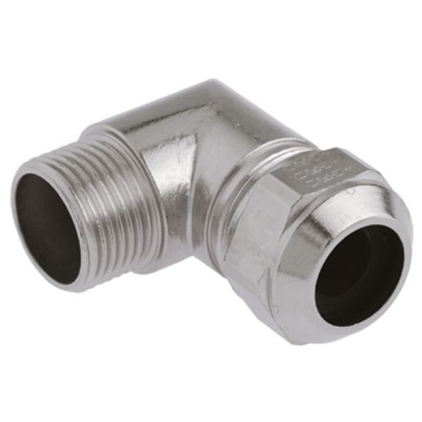 Cable gland Progress brass W90 Pg11 Cable Ø 5.5-12.0 mm image 1