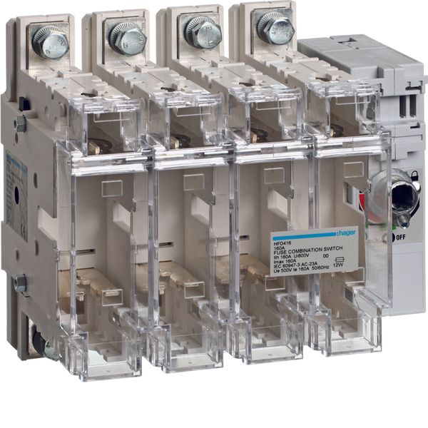 Fuse comb. switch 4P - 160 A / T00 image 1