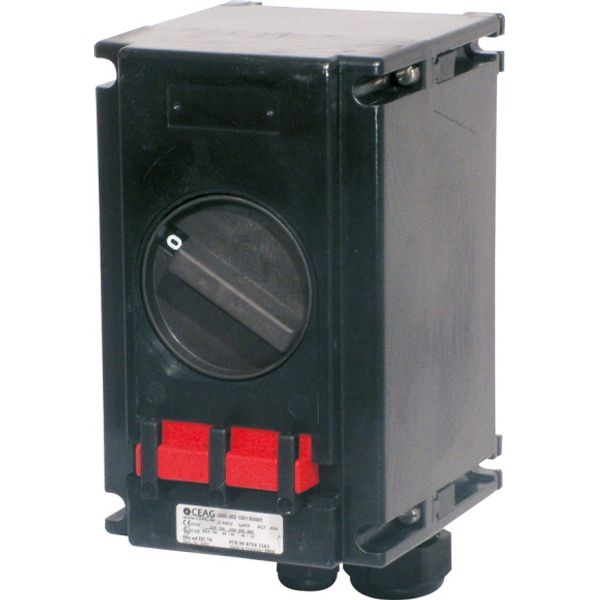 T0-1-8214/I1 Changeoverswitches, T0, 20 A, surface mounting, 1 contact unit(s), Contacts: 2, 45 °, momentary, With 0 (Off) position, with spring-return from both d image 610