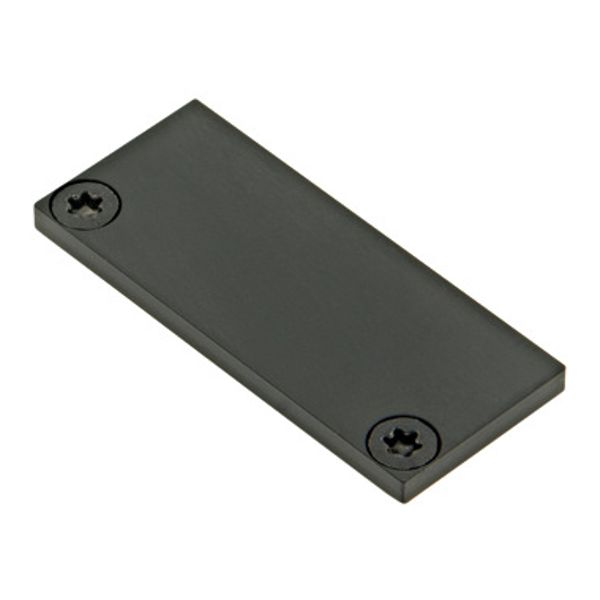 Profile end cap CLF flat closed incl. Screws black image 1