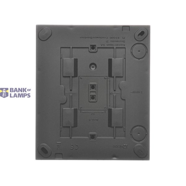 Single switch, Push In system, (module), Simon 24, IP20/IP44, 10AX, graphite mat image 1
