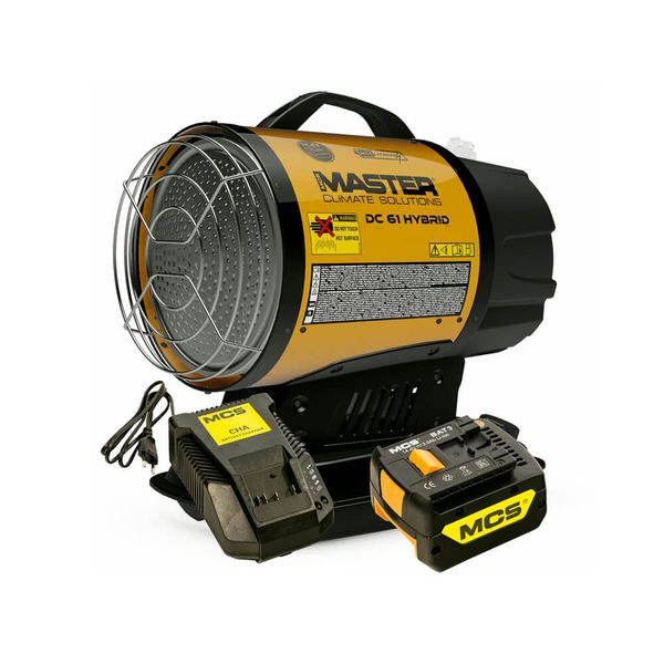 Master Accu Heater DC61 with charger and battery image 2