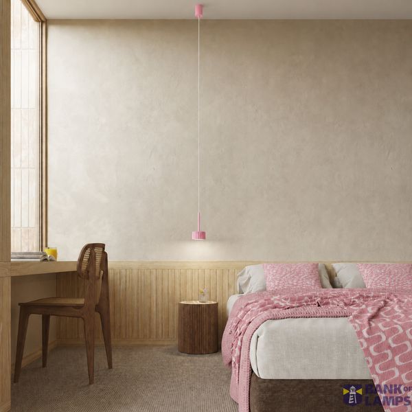 Pendant lamp AURA 1 pink Gx53 image 8