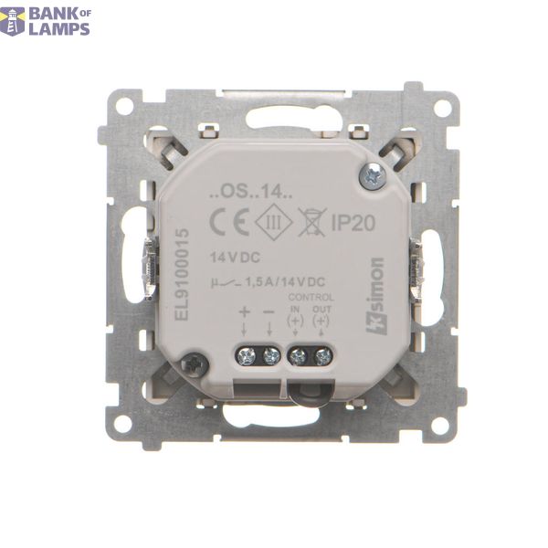 LED luminaire, 14V, (module), Simon 24, IP20, graphite mat, Col. temp.: 3000°K image 2