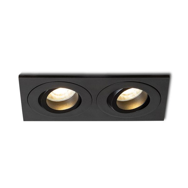 GALO II recessed black 230V LED GU10 9W IP65 image 1
