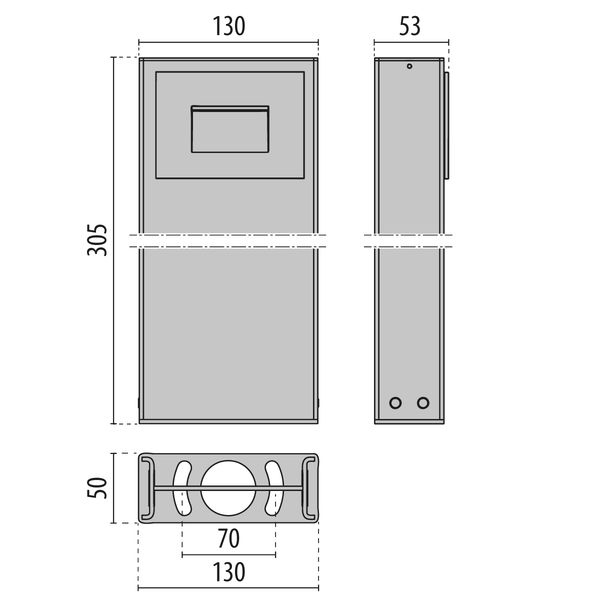 Insert+Zero Post 300 3.5 A/W 840 Gray image 4