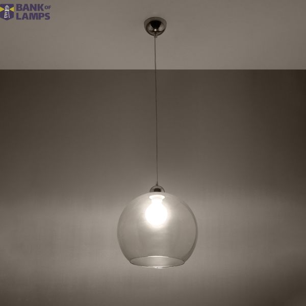 HANGING LAMP BALL TRANSPARENT E27 1X60W IP20 image 3